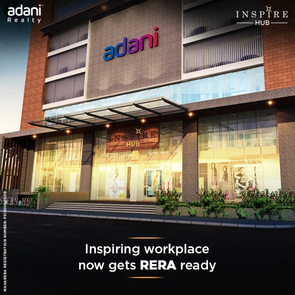 Adani Realty is proud to announce that Inspire HUB is now RERA registered Update